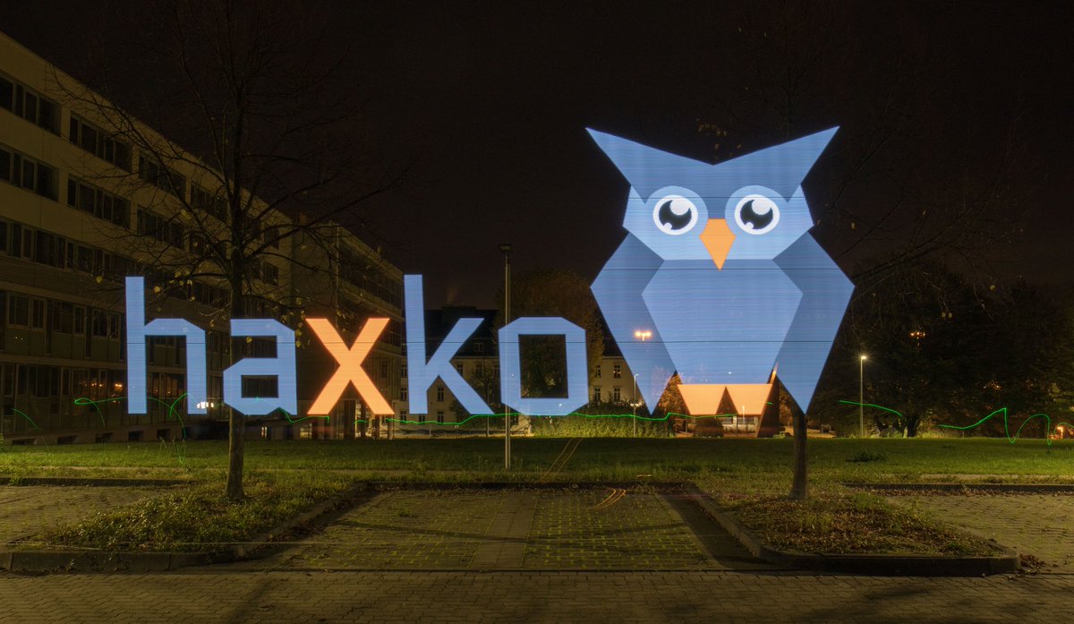 Light Painting haxko-Logo